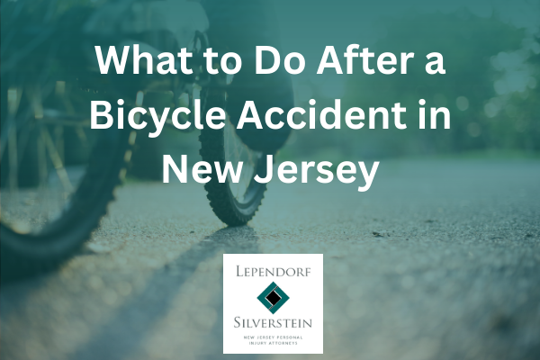 What to Do After a Bicycle Accident in New Jersey